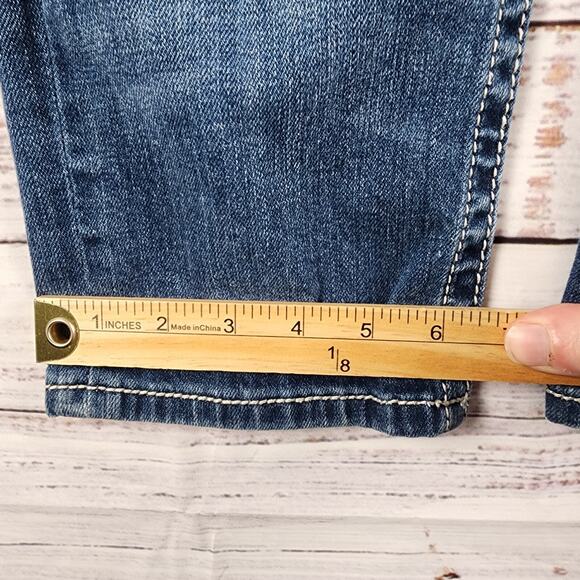 Miss Me JP5002CP-18 Capri Jeans Size 29 MK 05 Bling Pockets Mid Rise Stretch - Picture 7 of 10